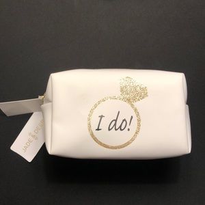 Jade & deer “I do” travel toiletry bag